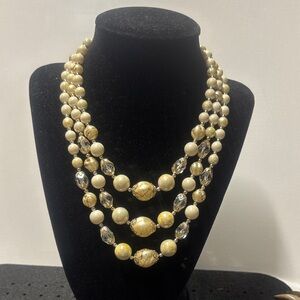 Elegant Multi-Strand Pearl Necklace